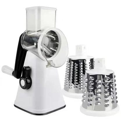 3-in-1 Rotary Cheese Grater &amp; Vegetable Slicer